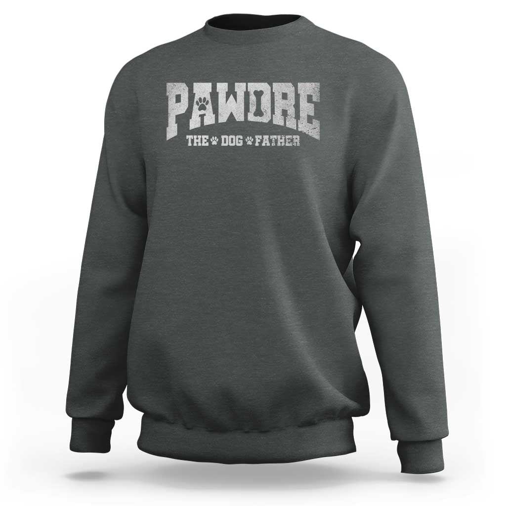 Pawdre The Dog Father Sweatshirt Dog Dad Christmas Fathers Day - Wonder Print Shop