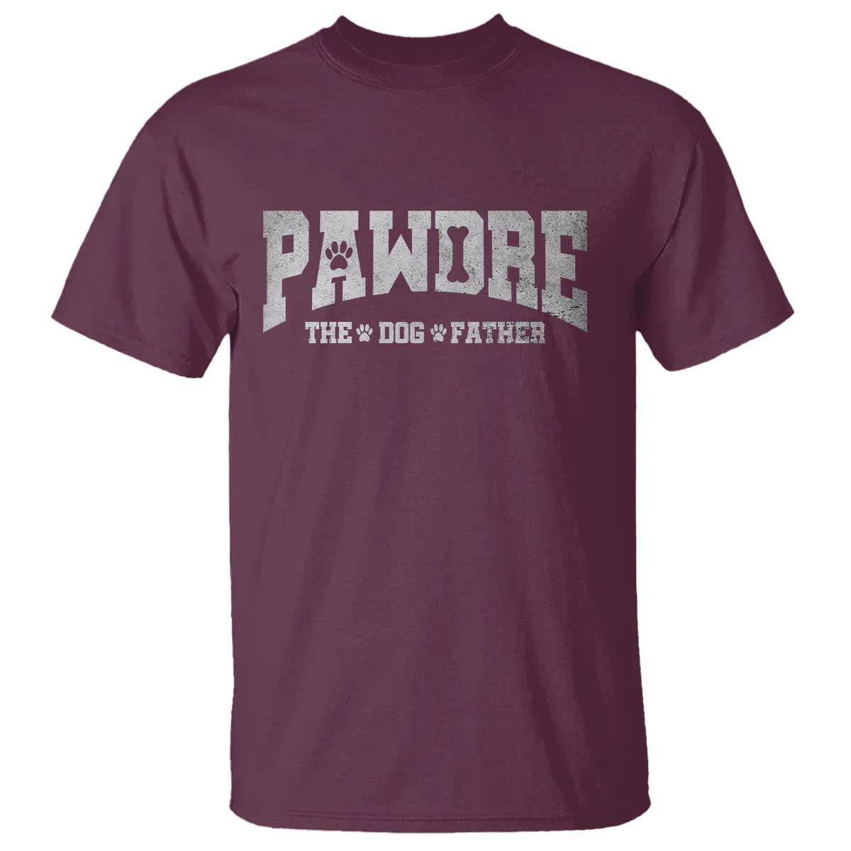 Pawdre The Dog Father T Shirt Dog Dad Christmas Fathers Day - Wonder Print Shop