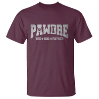 Pawdre The Dog Father T Shirt Dog Dad Christmas Fathers Day - Wonder Print Shop