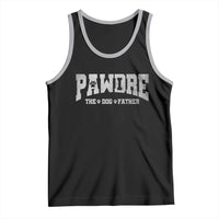 Pawdre The Dog Father Tank Top Dog Dad Christmas Fathers Day - Wonder Print Shop