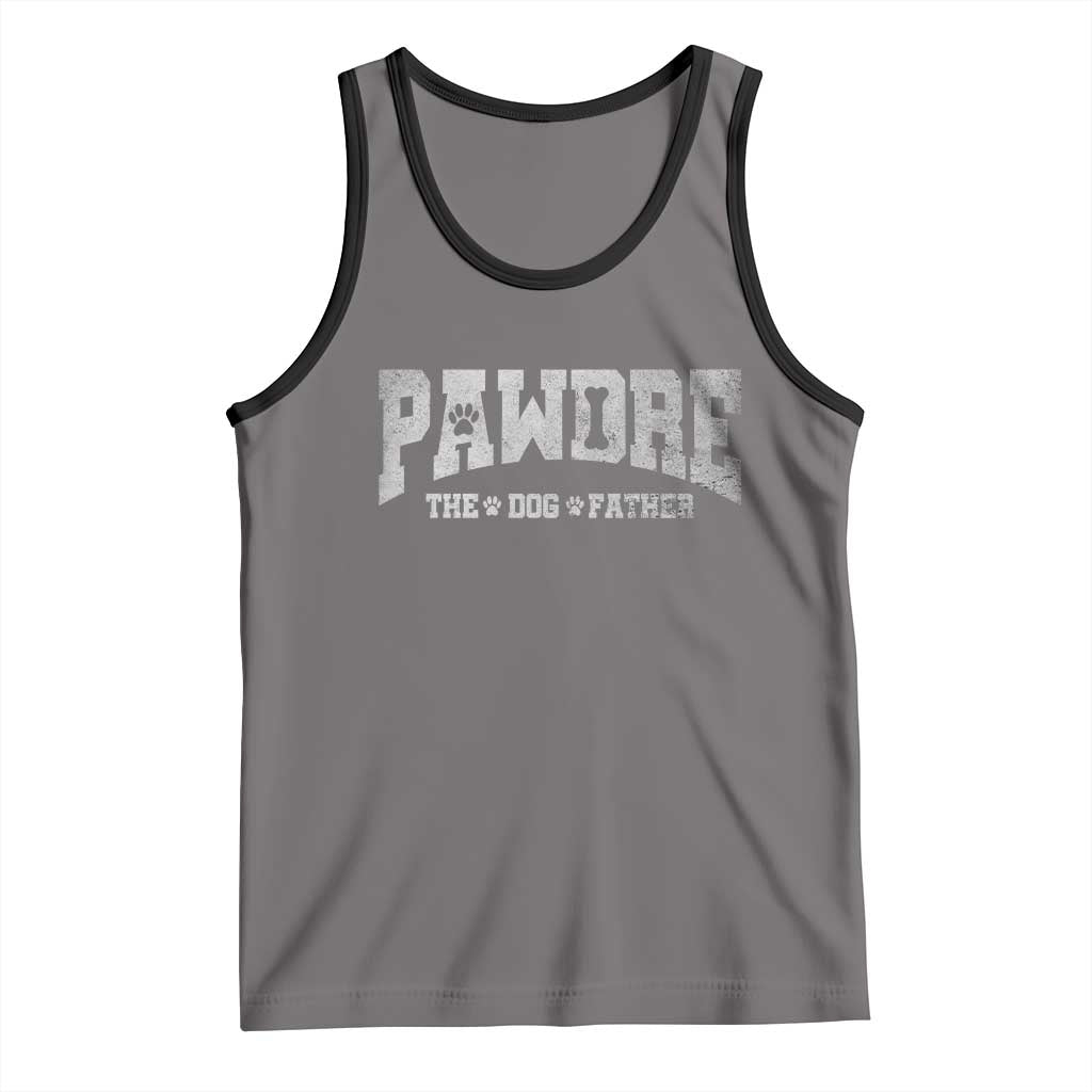 Pawdre The Dog Father Tank Top Dog Dad Christmas Fathers Day - Wonder Print Shop