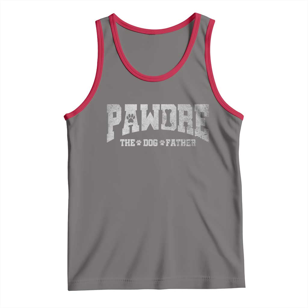 Pawdre The Dog Father Tank Top Dog Dad Christmas Fathers Day - Wonder Print Shop