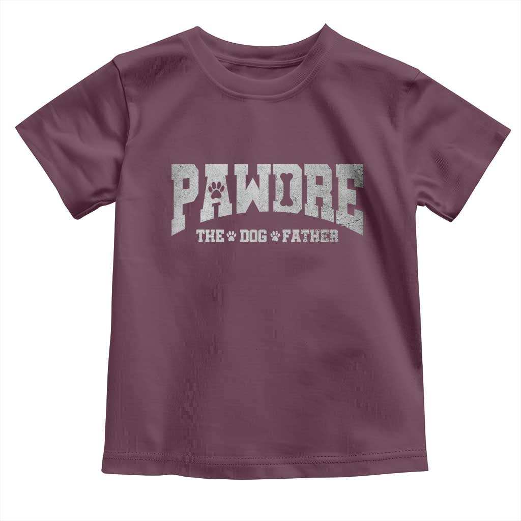 Pawdre The Dog Father Toddler T Shirt Dog Dad Christmas Fathers Day - Wonder Print Shop