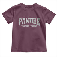 Pawdre The Dog Father Toddler T Shirt Dog Dad Christmas Fathers Day - Wonder Print Shop