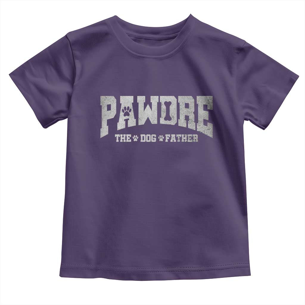Pawdre The Dog Father Toddler T Shirt Dog Dad Christmas Fathers Day - Wonder Print Shop