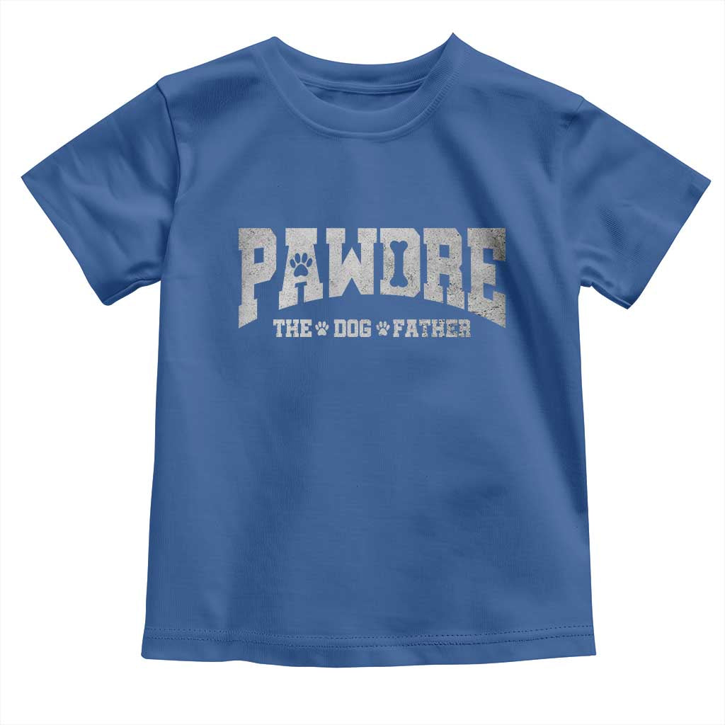 Pawdre The Dog Father Toddler T Shirt Dog Dad Christmas Fathers Day - Wonder Print Shop