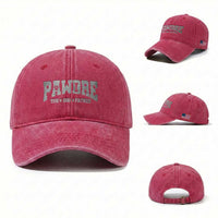 Pawdre The Dog Father Washed Cotton Baseball Cap Dog Dad Christmas Fathers Day