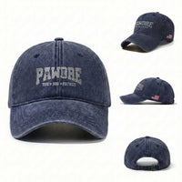 Pawdre The Dog Father Washed Cotton Baseball Cap Dog Dad Christmas Fathers Day