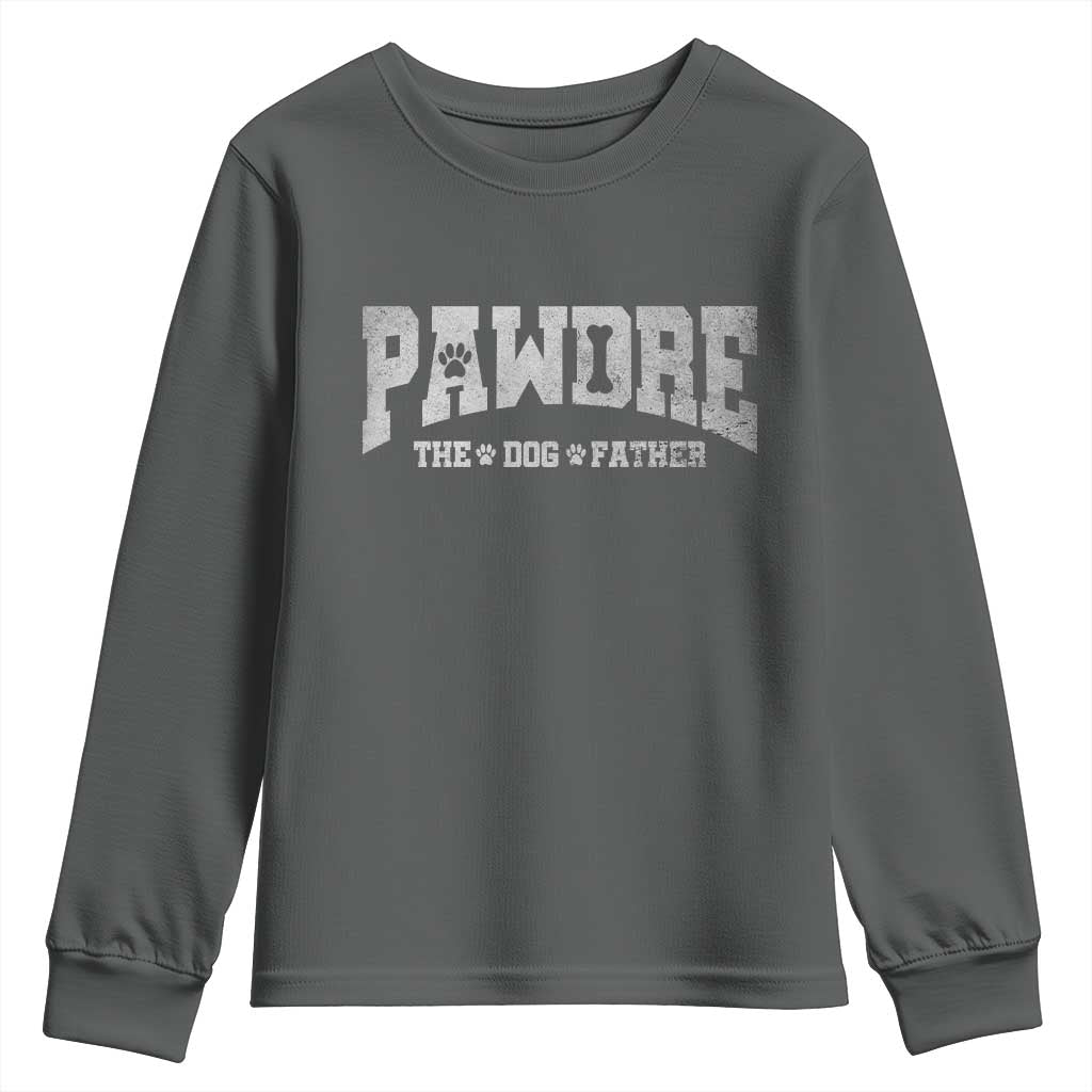 Pawdre The Dog Father Youth Sweatshirt Dog Dad Christmas Fathers Day - Wonder Print Shop