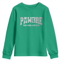 Pawdre The Dog Father Youth Sweatshirt Dog Dad Christmas Fathers Day - Wonder Print Shop