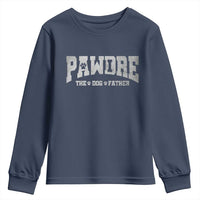 Pawdre The Dog Father Youth Sweatshirt Dog Dad Christmas Fathers Day - Wonder Print Shop