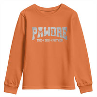 Pawdre The Dog Father Youth Sweatshirt Dog Dad Christmas Fathers Day - Wonder Print Shop