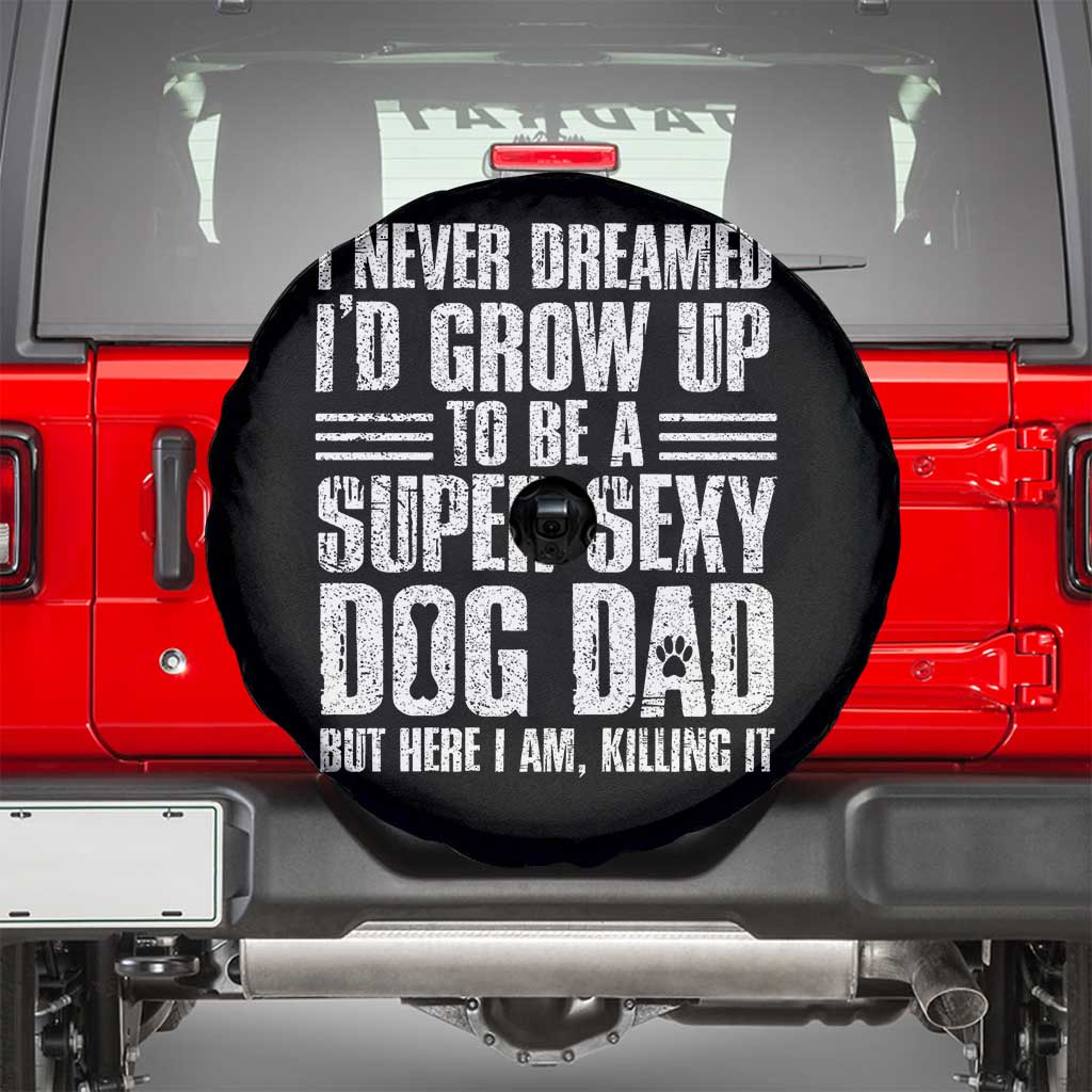Super Sexy Dog Dad Spare Tire Cover Funny Fathers Day Gift for Dog Lovers - Wonder Print Shop