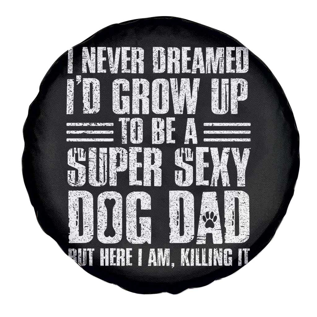 Super Sexy Dog Dad Spare Tire Cover Funny Fathers Day Gift for Dog Lovers - Wonder Print Shop