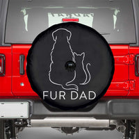 Fur Dad Spare Tire Cover Pet Lover Cat Dog Dad Funny Fathers Day - Wonder Print Shop