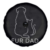 Fur Dad Spare Tire Cover Pet Lover Cat Dog Dad Funny Fathers Day - Wonder Print Shop