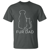 Fur Dad T Shirt Pet Lover Cat Dog Dad Funny Fathers Day - Wonder Print Shop