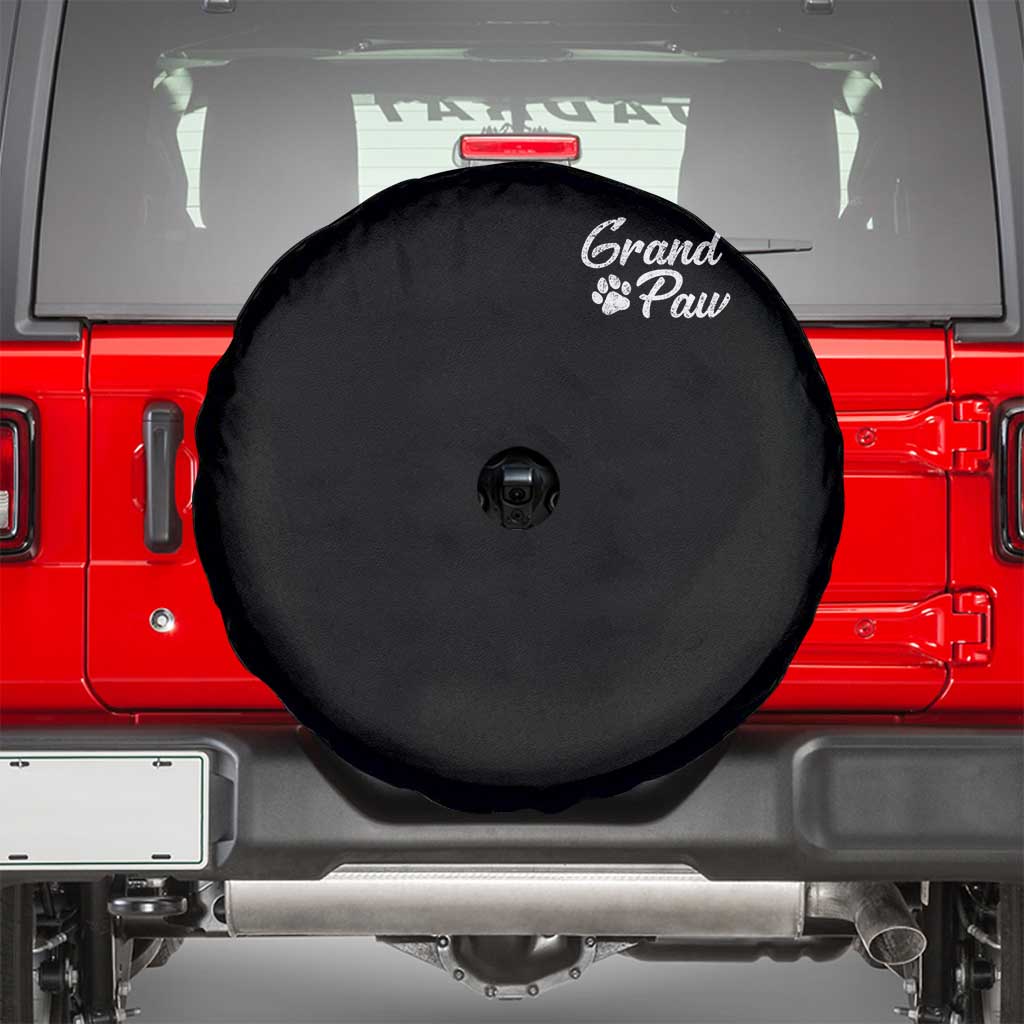 Grandpaw Spare Tire Cover Best Dog Grandpa Fathers Day Gift From Dog - Wonder Print Shop