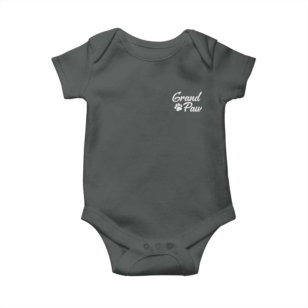 Grandpaw Baby Onesie Best Dog Grandpa Fathers Day Gift From Dog - Wonder Print Shop