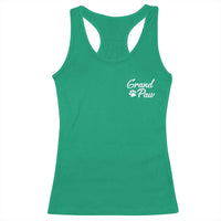 Grandpaw Racerback Tank Top Best Dog Grandpa Fathers Day Gift From Dog - Wonder Print Shop