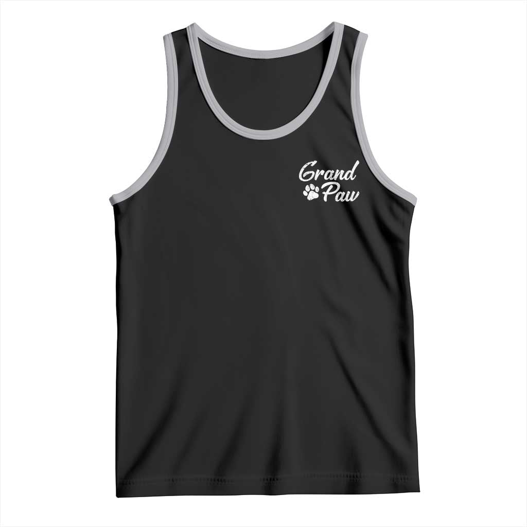 Grandpaw Tank Top Best Dog Grandpa Fathers Day Gift From Dog - Wonder Print Shop