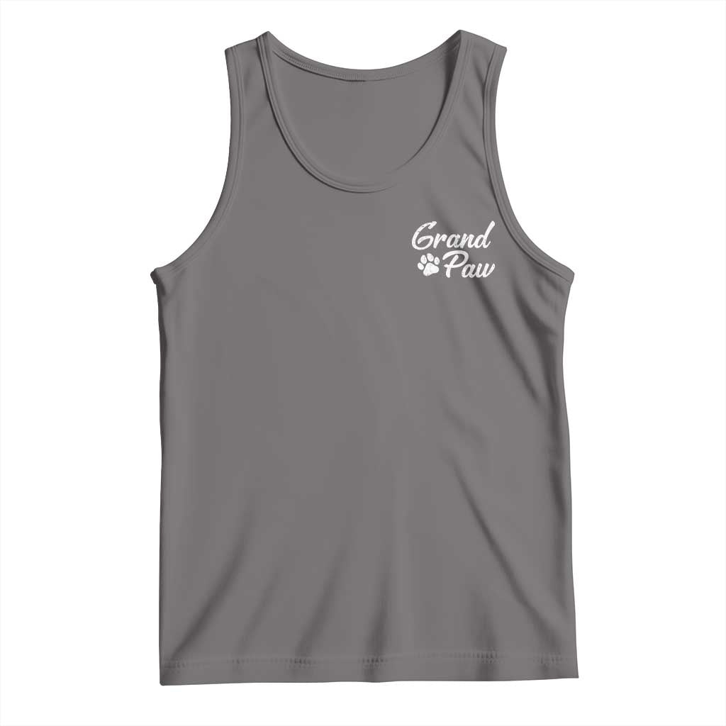 Grandpaw Tank Top Best Dog Grandpa Fathers Day Gift From Dog - Wonder Print Shop