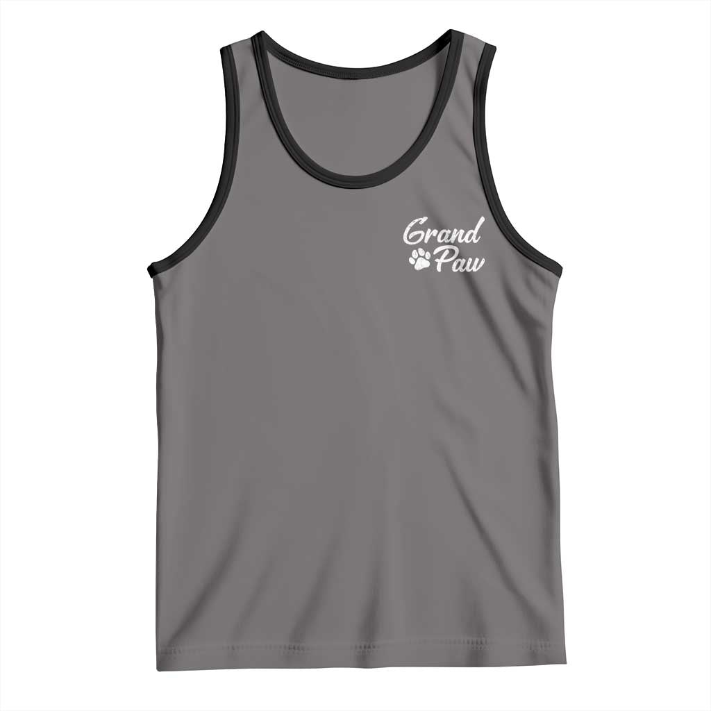 Grandpaw Tank Top Best Dog Grandpa Fathers Day Gift From Dog - Wonder Print Shop