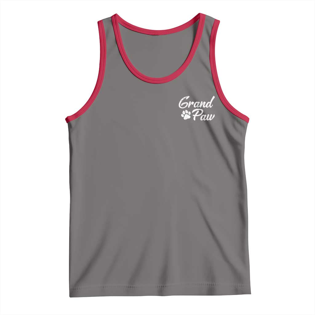 Grandpaw Tank Top Best Dog Grandpa Fathers Day Gift From Dog - Wonder Print Shop