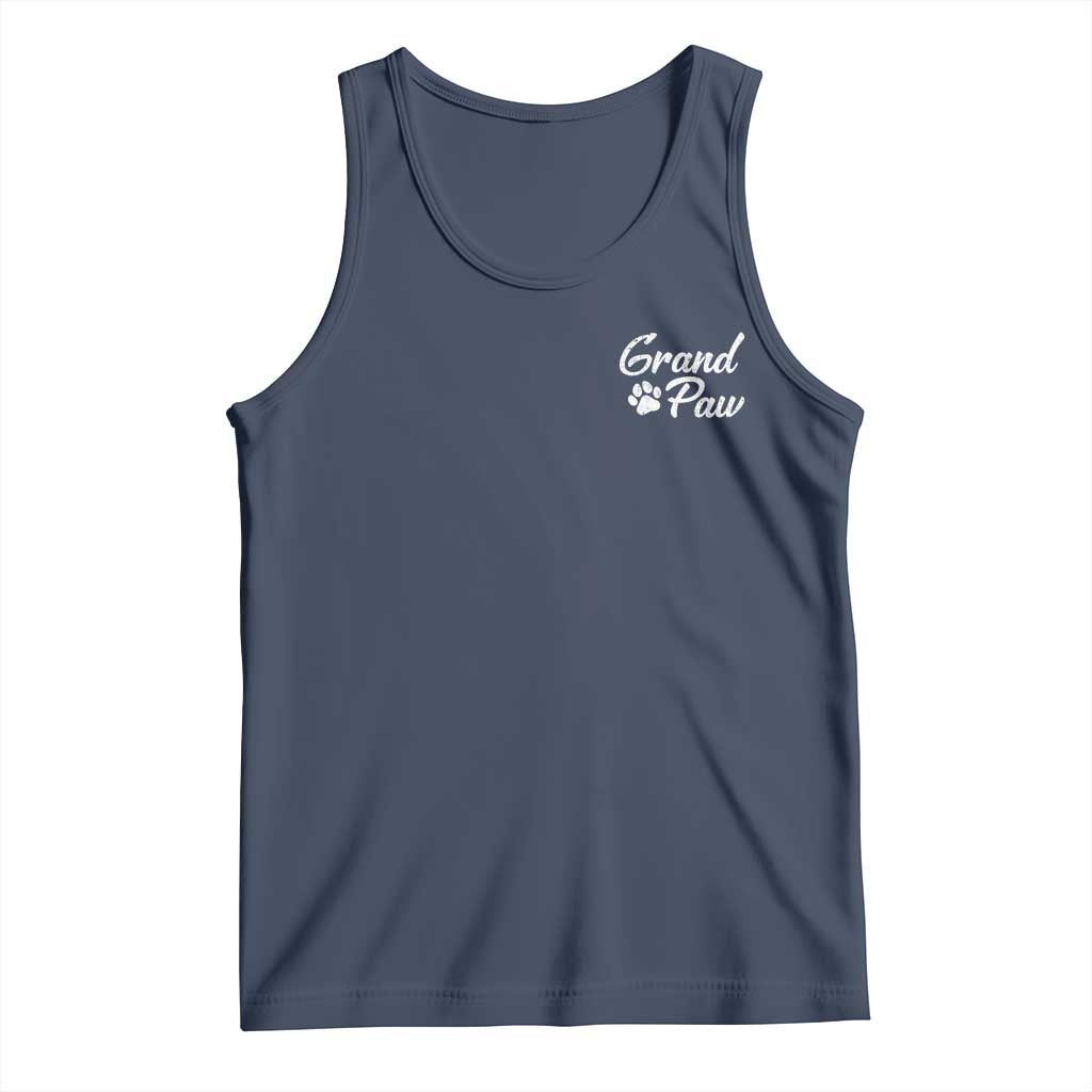 Grandpaw Tank Top Best Dog Grandpa Fathers Day Gift From Dog - Wonder Print Shop