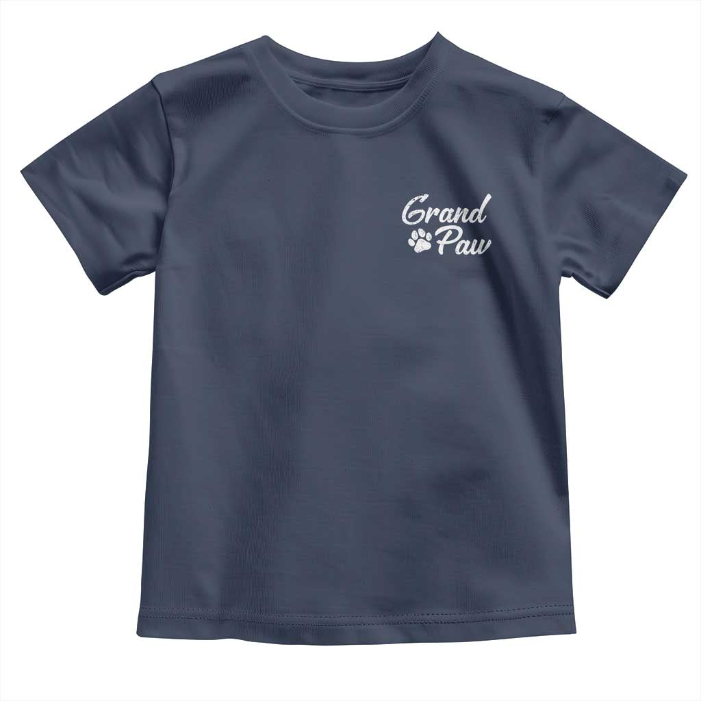 Grandpaw Toddler T Shirt Best Dog Grandpa Fathers Day Gift From Dog - Wonder Print Shop