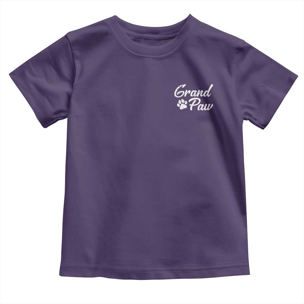 Grandpaw Toddler T Shirt Best Dog Grandpa Fathers Day Gift From Dog - Wonder Print Shop