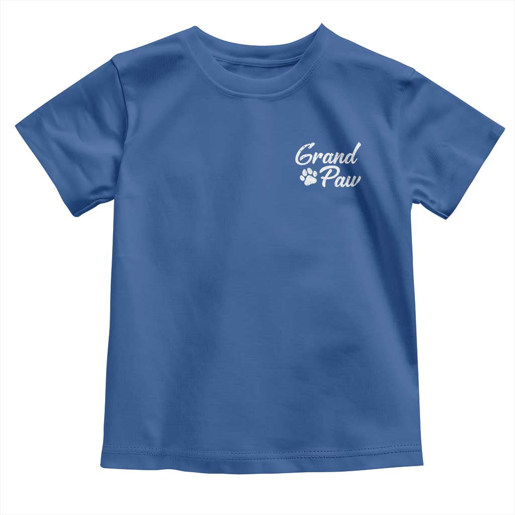 Grandpaw Toddler T Shirt Best Dog Grandpa Fathers Day Gift From Dog - Wonder Print Shop