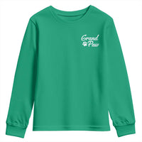 Grandpaw Youth Sweatshirt Best Dog Grandpa Fathers Day Gift From Dog - Wonder Print Shop