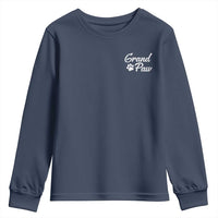 Grandpaw Youth Sweatshirt Best Dog Grandpa Fathers Day Gift From Dog - Wonder Print Shop