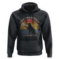 Best Grandpaw Ever Hoodie Retro Dog Grandpa Fathers Day Gift From Dog - Wonder Print Shop