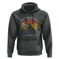 Best Grandpaw Ever Hoodie Retro Dog Grandpa Fathers Day Gift From Dog - Wonder Print Shop