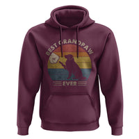 Best Grandpaw Ever Hoodie Retro Dog Grandpa Fathers Day Gift From Dog - Wonder Print Shop