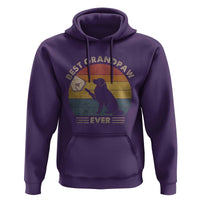 Best Grandpaw Ever Hoodie Retro Dog Grandpa Fathers Day Gift From Dog - Wonder Print Shop