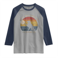 Best Grandpaw Ever Raglan Shirt Retro Dog Grandpa Fathers Day Gift From Dog - Wonder Print Shop
