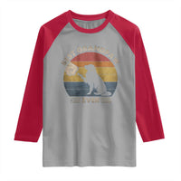 Best Grandpaw Ever Raglan Shirt Retro Dog Grandpa Fathers Day Gift From Dog - Wonder Print Shop