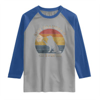 Best Grandpaw Ever Raglan Shirt Retro Dog Grandpa Fathers Day Gift From Dog - Wonder Print Shop