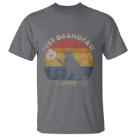 Best Grandpaw Ever T Shirt Retro Dog Grandpa Fathers Day Gift From Dog - Wonder Print Shop