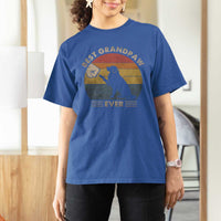 Best Grandpaw Ever T Shirt For Women Retro Dog Grandpa Fathers Day Gift From Dog - Wonder Print Shop