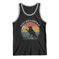 Best Grandpaw Ever Tank Top Retro Dog Grandpa Fathers Day Gift From Dog - Wonder Print Shop