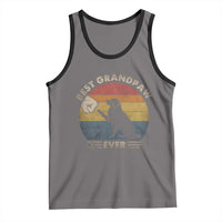 Best Grandpaw Ever Tank Top Retro Dog Grandpa Fathers Day Gift From Dog - Wonder Print Shop