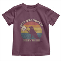 Best Grandpaw Ever Toddler T Shirt Retro Dog Grandpa Fathers Day Gift From Dog - Wonder Print Shop