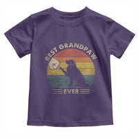 Best Grandpaw Ever Toddler T Shirt Retro Dog Grandpa Fathers Day Gift From Dog - Wonder Print Shop