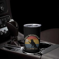 Best Grandpaw Ever Tumbler Cup Retro Dog Grandpa Fathers Day Gift From Dog - Wonder Print Shop