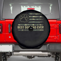 Best Dog Dad Ever Spare Tire Cover Camo American Flag USA Fathers Day Gift for Dog Lovers - Wonder Print Shop