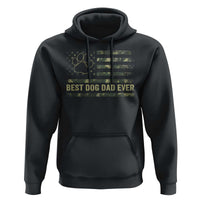 Best Dog Dad Ever Hoodie Camo American Flag USA Fathers Day Gift for Dog Lovers - Wonder Print Shop